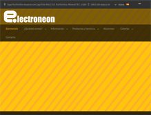 Tablet Screenshot of electroneon.com.mx